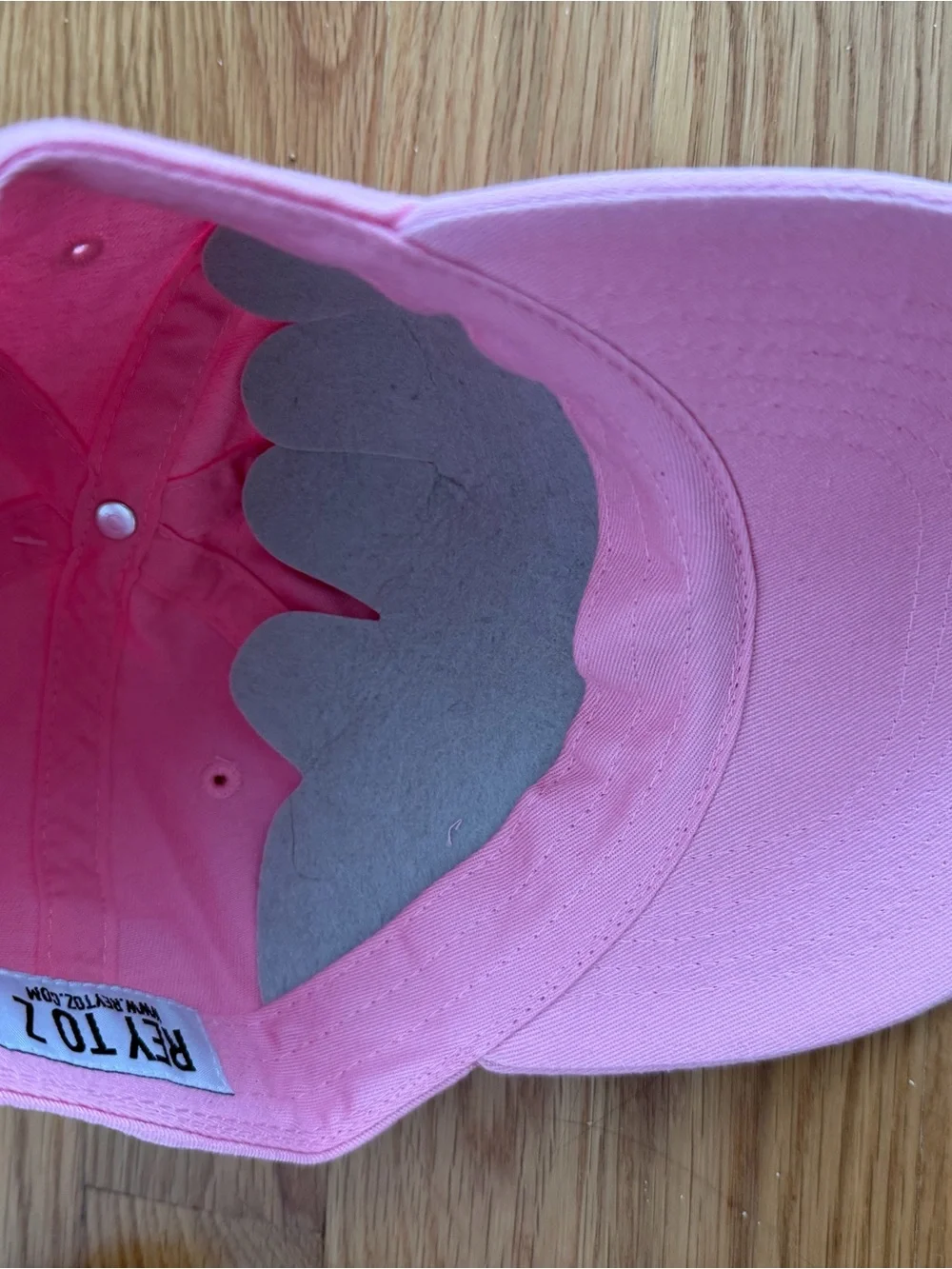 Rey to Z Light Pink Letter Baseball Hat